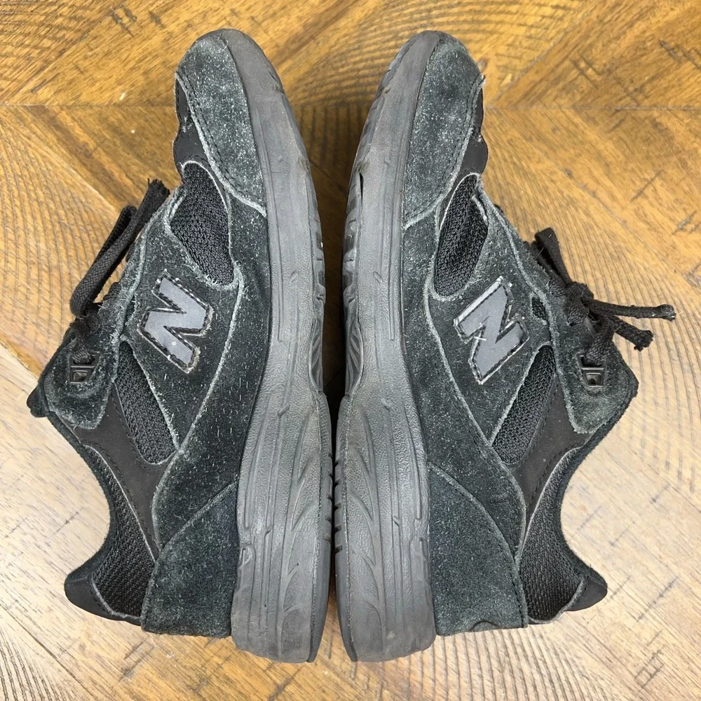 New Balance 993 Shoes GS Boys 3.5 Black Suede Running Sneakers GC993TB‎